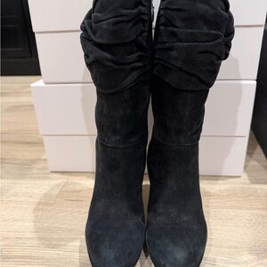 Geox Elegant Black Ankle Booties